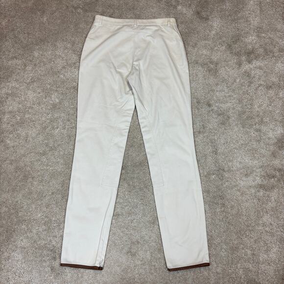 Loro Piana Ricky Ice Stretch Cotton Riding Pants Lambskin Women's 38 US 27 - Picture 3 of 13